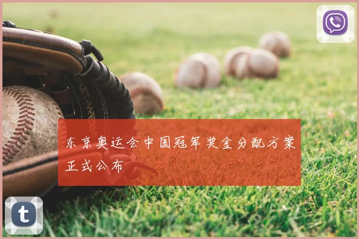 东京奥运会中国冠军奖金分配方案正式公布